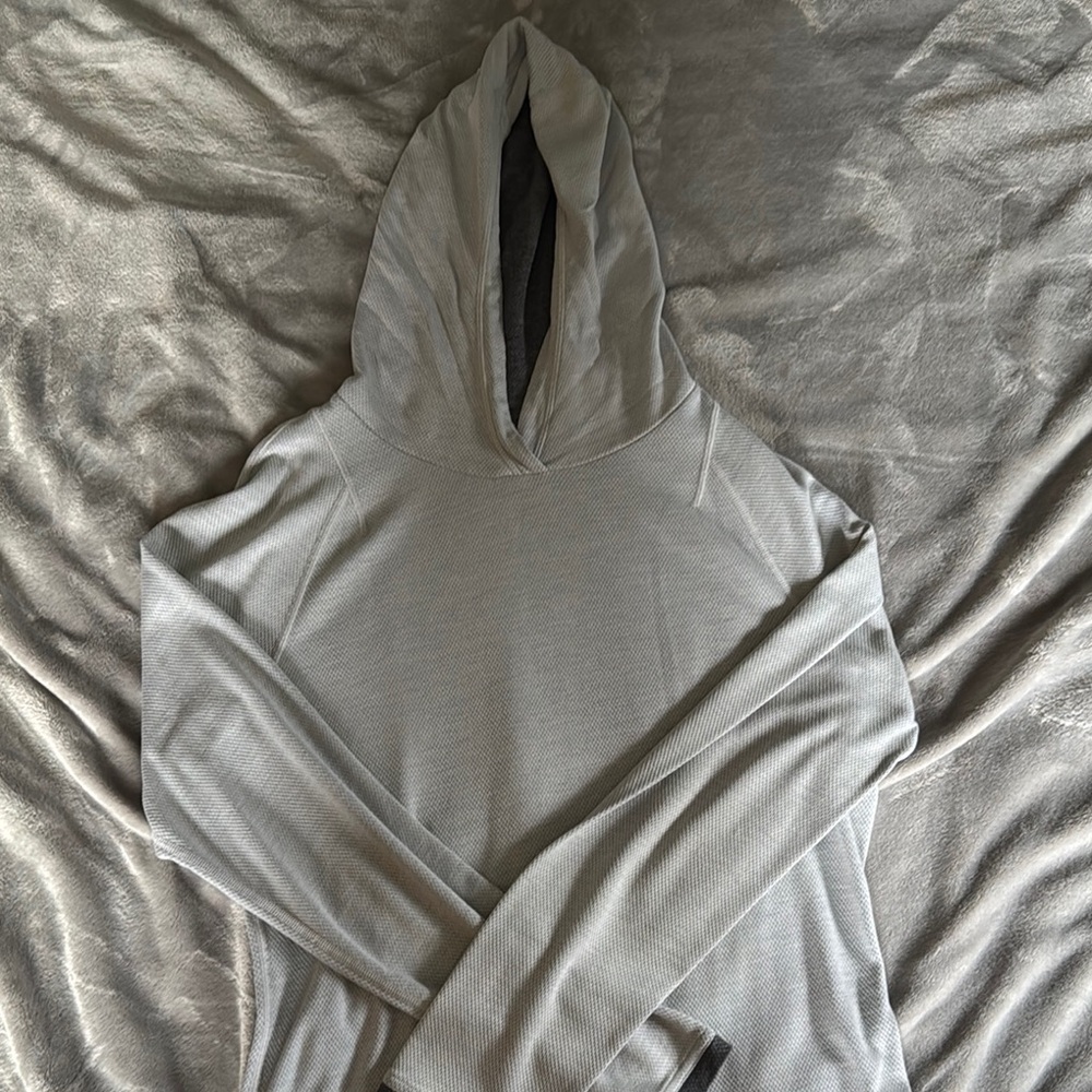 Gray Hooded Sweatshirt